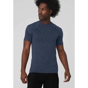 New Alo Yoga Mens Short Sleeve  Crew Neck Soft Basic 100% Cotton TShirt $54